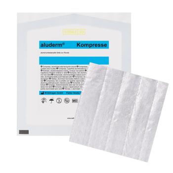 Preview: aluderm® Kompresse einzeln 20 x 20 cm