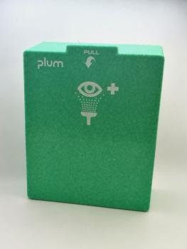 PLUM Augenspülflaschen - 500ml für Staub und Schmutz + 200ml für Säuren und Laugen