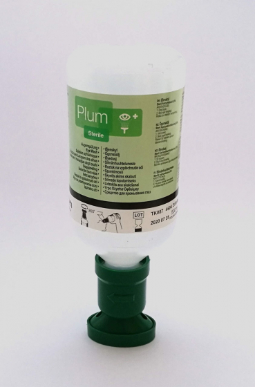 PLUM Augenspülflaschen - 500 ml mit weicher Augenschale