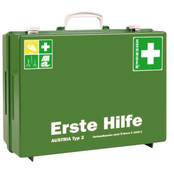 Erste-Hilfe-Koffer ÖNORM Z1020-2 grün
