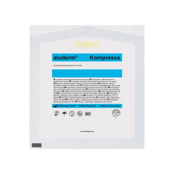 aluderm® Kompresse einzeln 7,5x7,5 cm