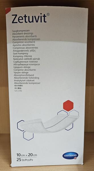 Zetuvit 10 x 20 cm Packung mit 25 Stk. steril einzeln verpackt