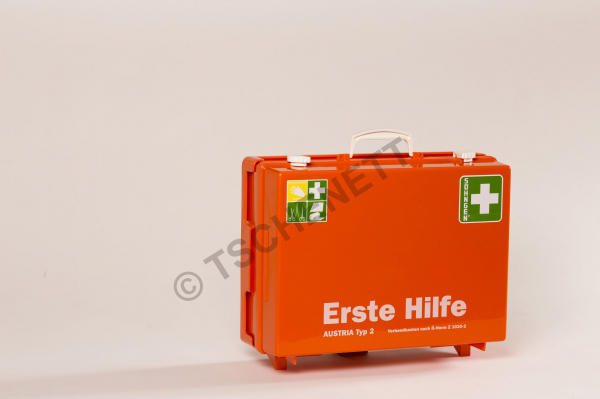 Erste-Hilfe-Koffer ÖNORM Z1020-2 orange
